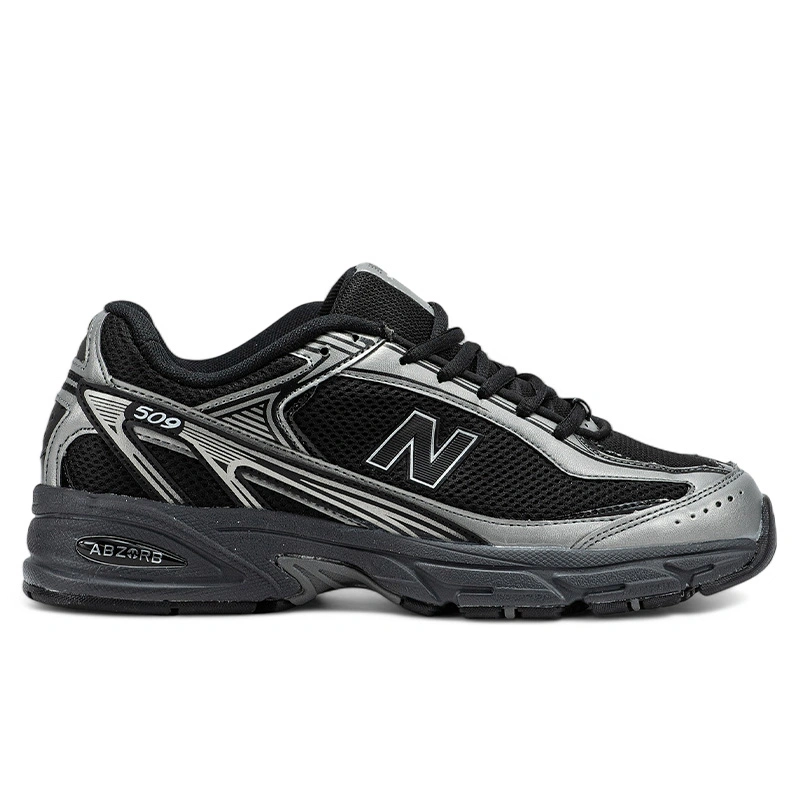 New balance 509 black silver