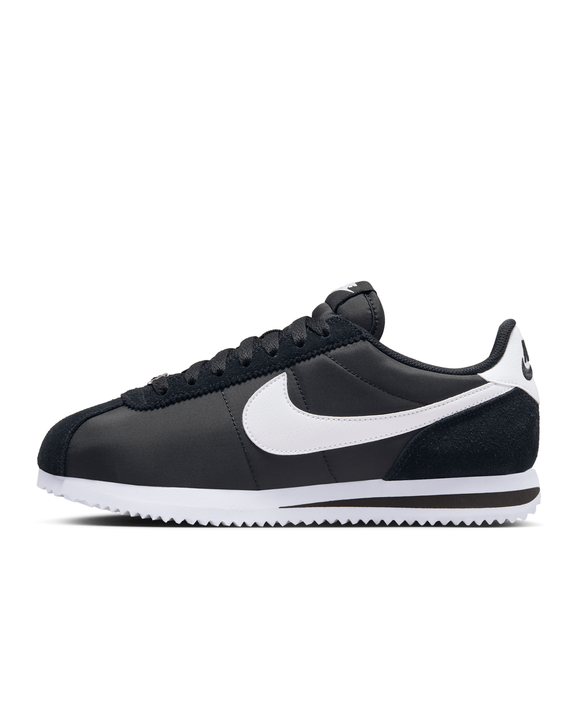 Black Nike Cortez Classics Swoosh