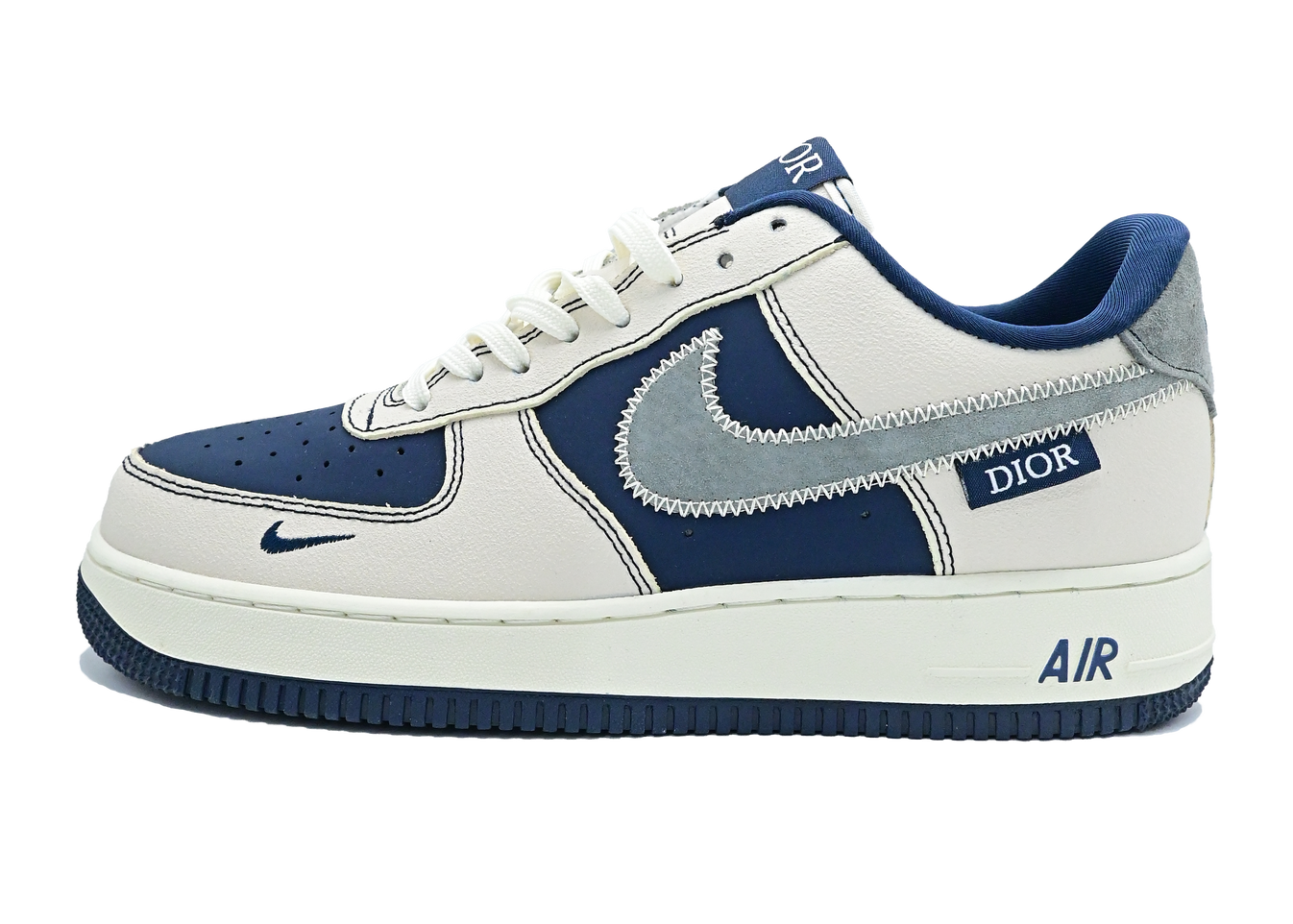 Air Force 1 x Dior – Navy Blue & White