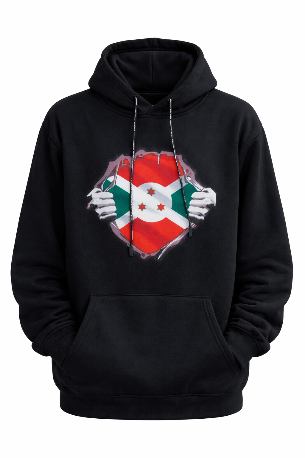 Burundi Pride Reveal Hoodie – Black