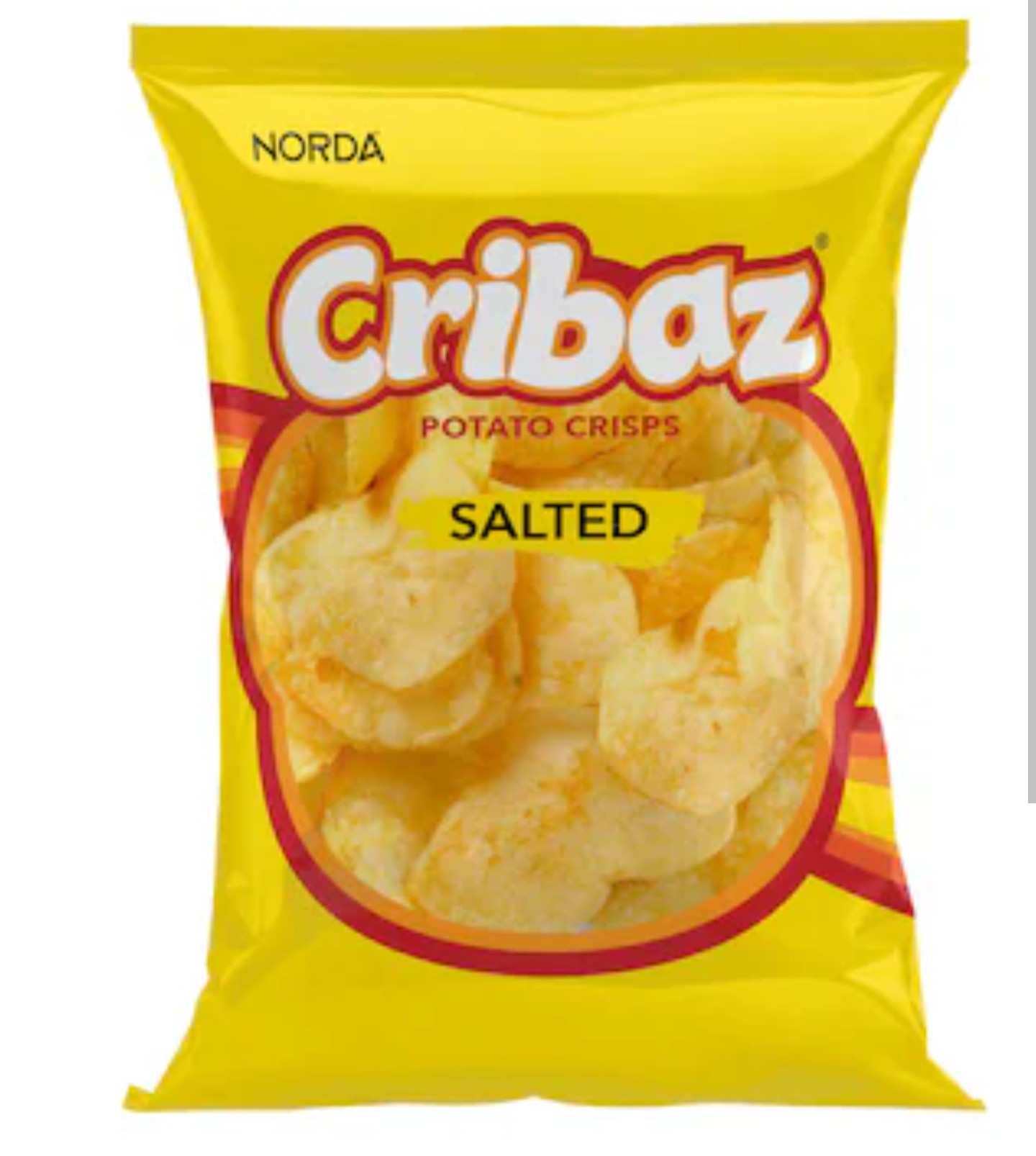 Cribaz Potato Crisps 45g (Salted, Tomato & Barbeque) 3pcs