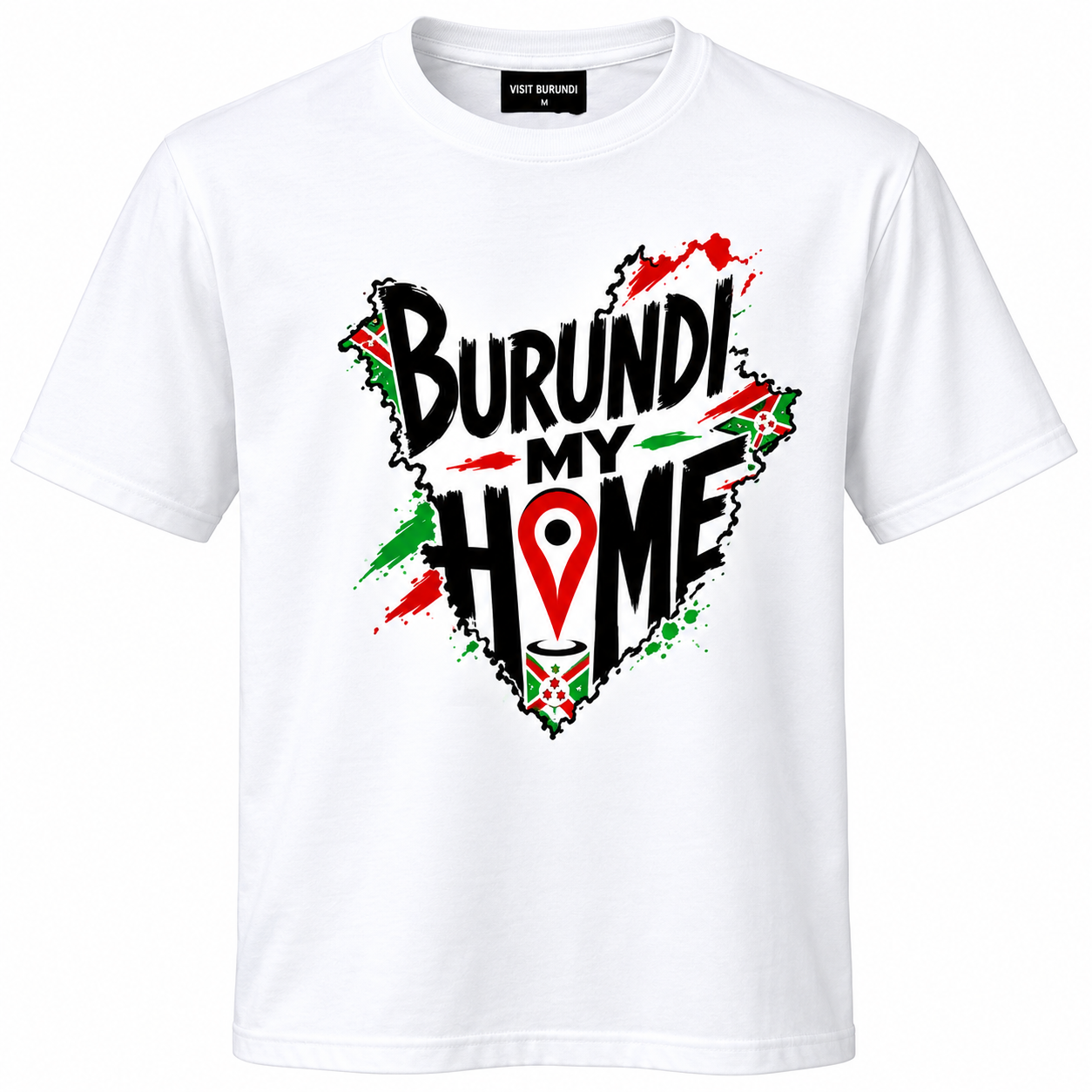 Visit Burundi “Burundi My Home” T-Shirt